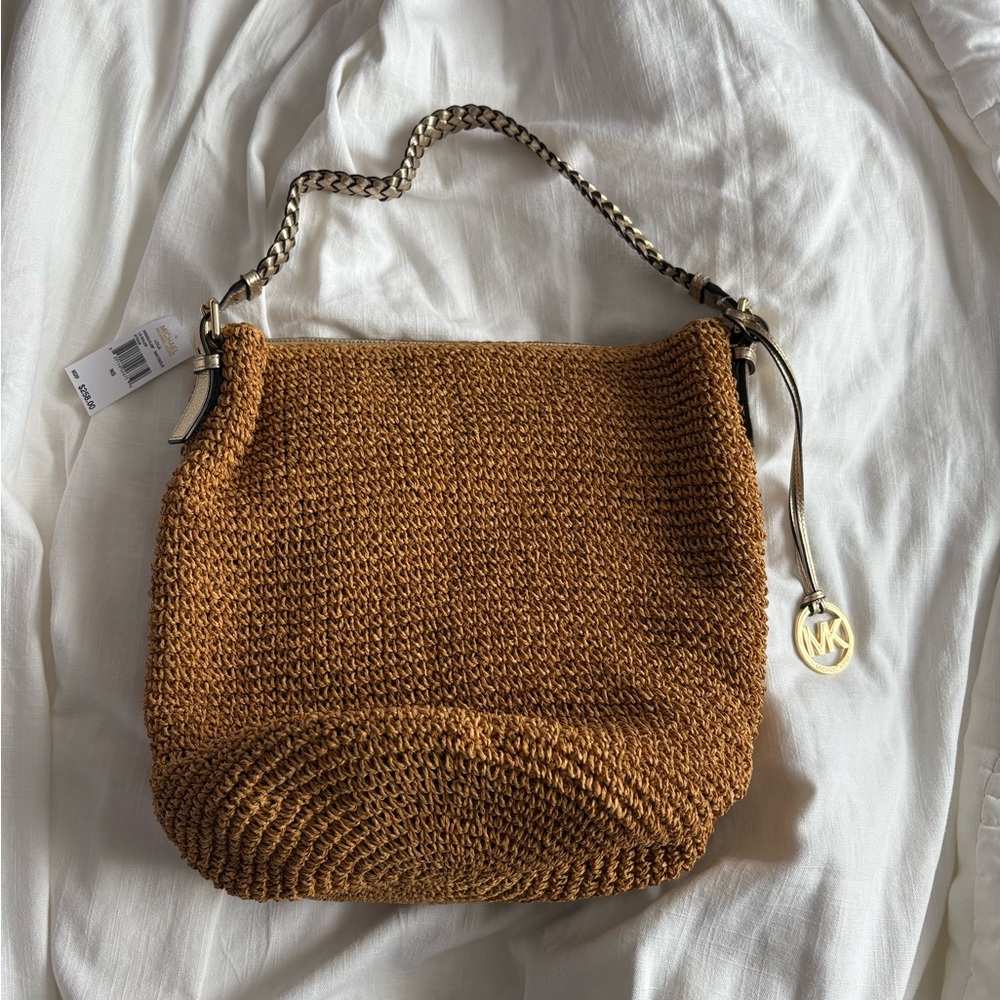 Michael Kors Woven Shoulder Bag